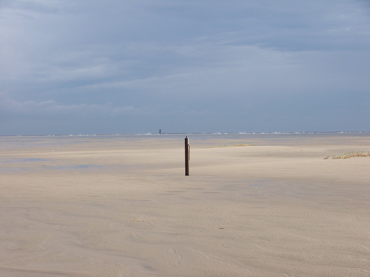 Wadden Jūra, Blanker Hans, Maršruto Taškas, Rytinė Frisia, Žemutinė Saksonija, Wangerooge, Papludimys, Ramstis, Bloga Oro Fotografija, Haunting