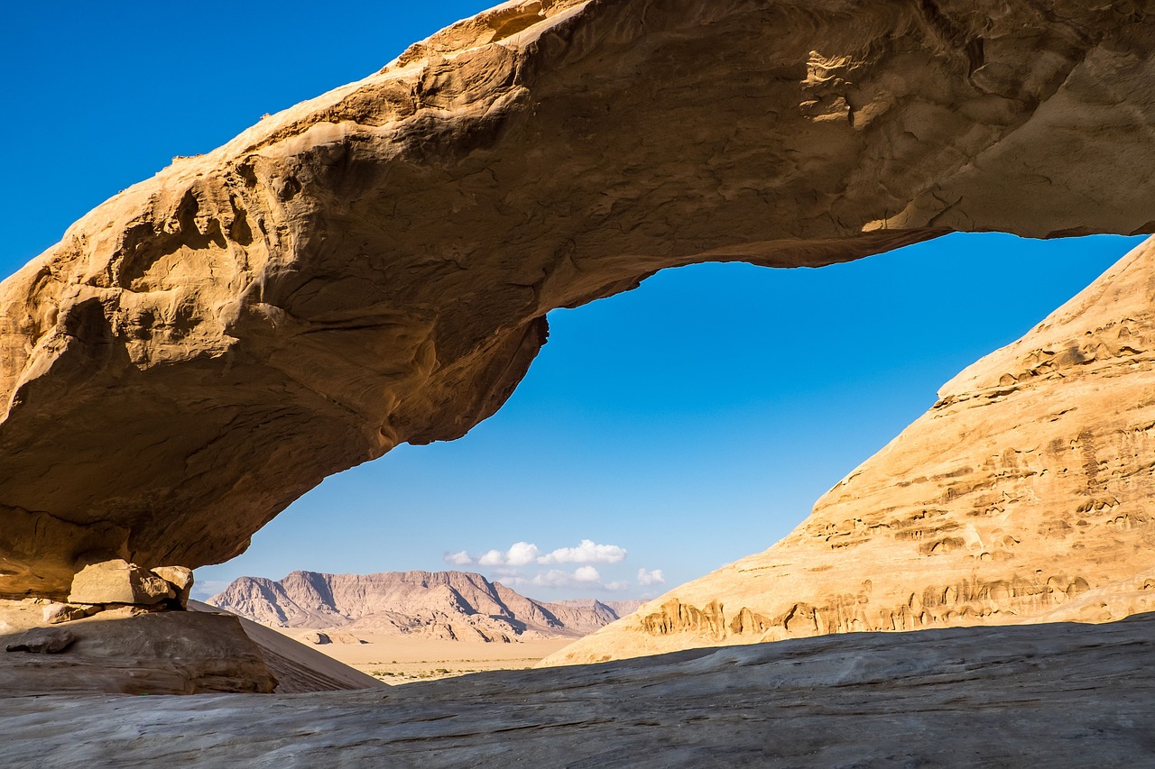 Wadi Rum, Jordan, Uolos Tiltas, Nemokamos Nuotraukos,  Nemokama Licenzija