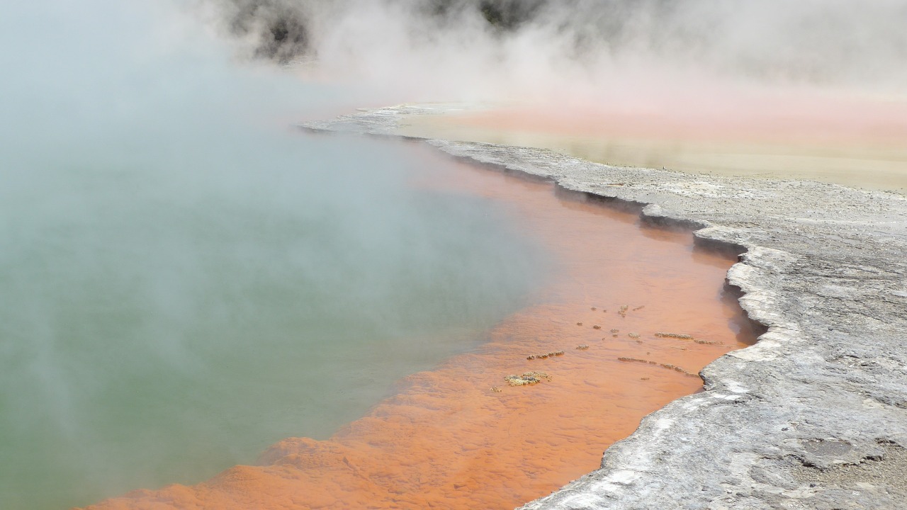 Wai O Tapu, Naujoji Zelandija, Rotora, Terminis Pavasaris, Champanų Baseinas, Nemokamos Nuotraukos,  Nemokama Licenzija