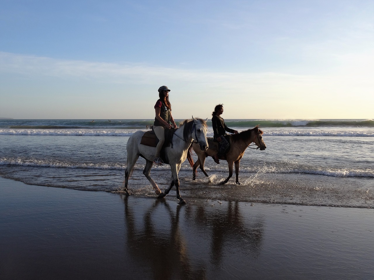Vaikščioti Paplūdimyje, Arkliai, Bali, Papludimys, Jūra, Nemokamos Nuotraukos,  Nemokama Licenzija