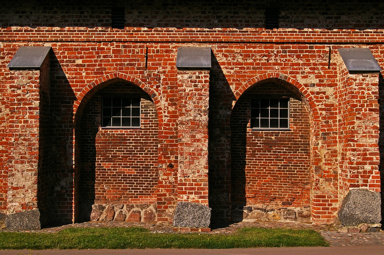 Siena, Miesto Siena, Eldena, Greifsvaldo, Vienuolyno Griuvėsiai, Fonas, Tekstūra, Akmuo, Struktūra, Akmeninė Siena