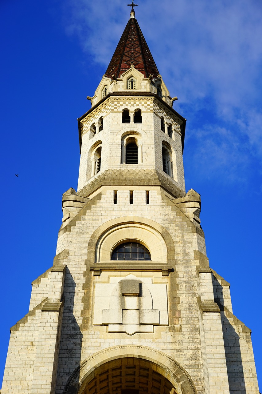 Wallfahrtskirche La Visitation, Bažnyčia, Annecy, Bažnyčia Piligrimystės, Apsilankymas, Pastatas, Architektūra, Lankytinos Vietos, Bokštas, Garbinimo Namai