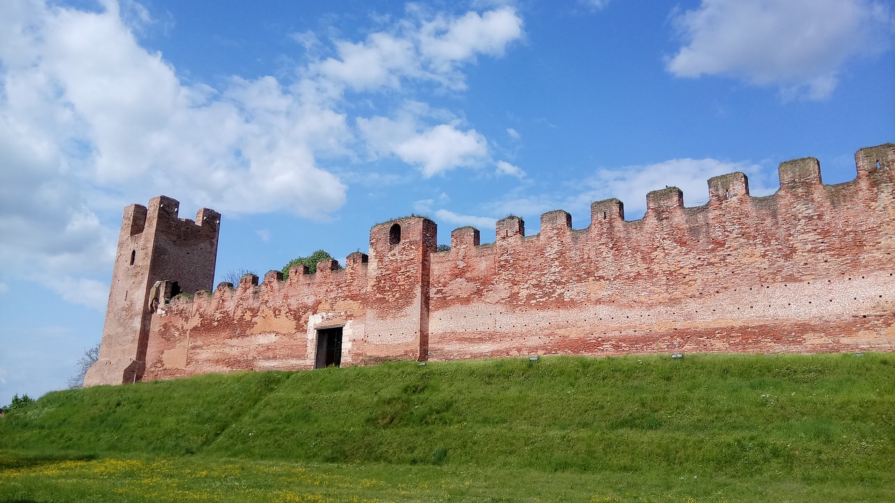 Sienos,  Pilis,  Castelfranco Veneto, Nemokamos Nuotraukos,  Nemokama Licenzija