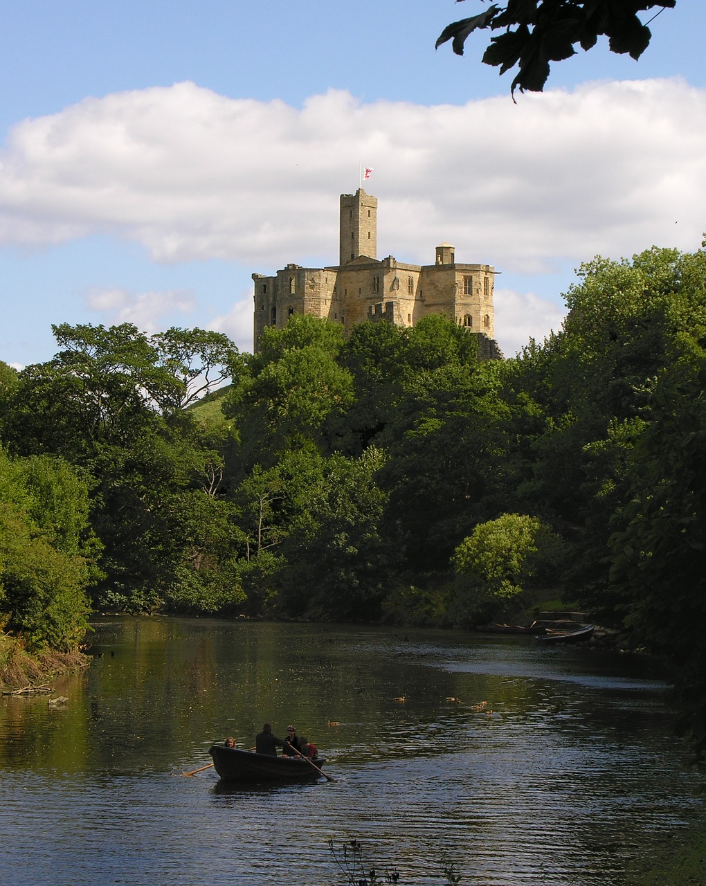 Warkworth Pilis, Northumbria, Pilis, Riverside, Valtis, Nemokamos Nuotraukos,  Nemokama Licenzija