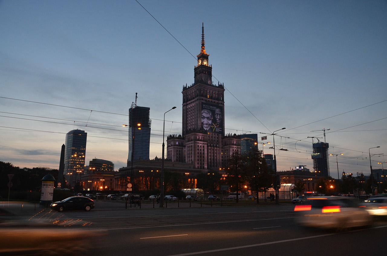 Varšuva, Lenkija, Architektūra, Panorama, Miestas, Miesto Panorama, Bokštas, Orientyras, Miesto, Vaizdingas