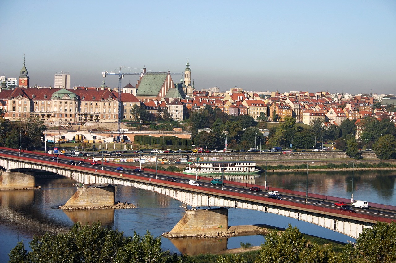 Varšuva, Tiltas, Senamiestis, Senamiestis, Wisla, Lenkija, Nemokamos Nuotraukos,  Nemokama Licenzija