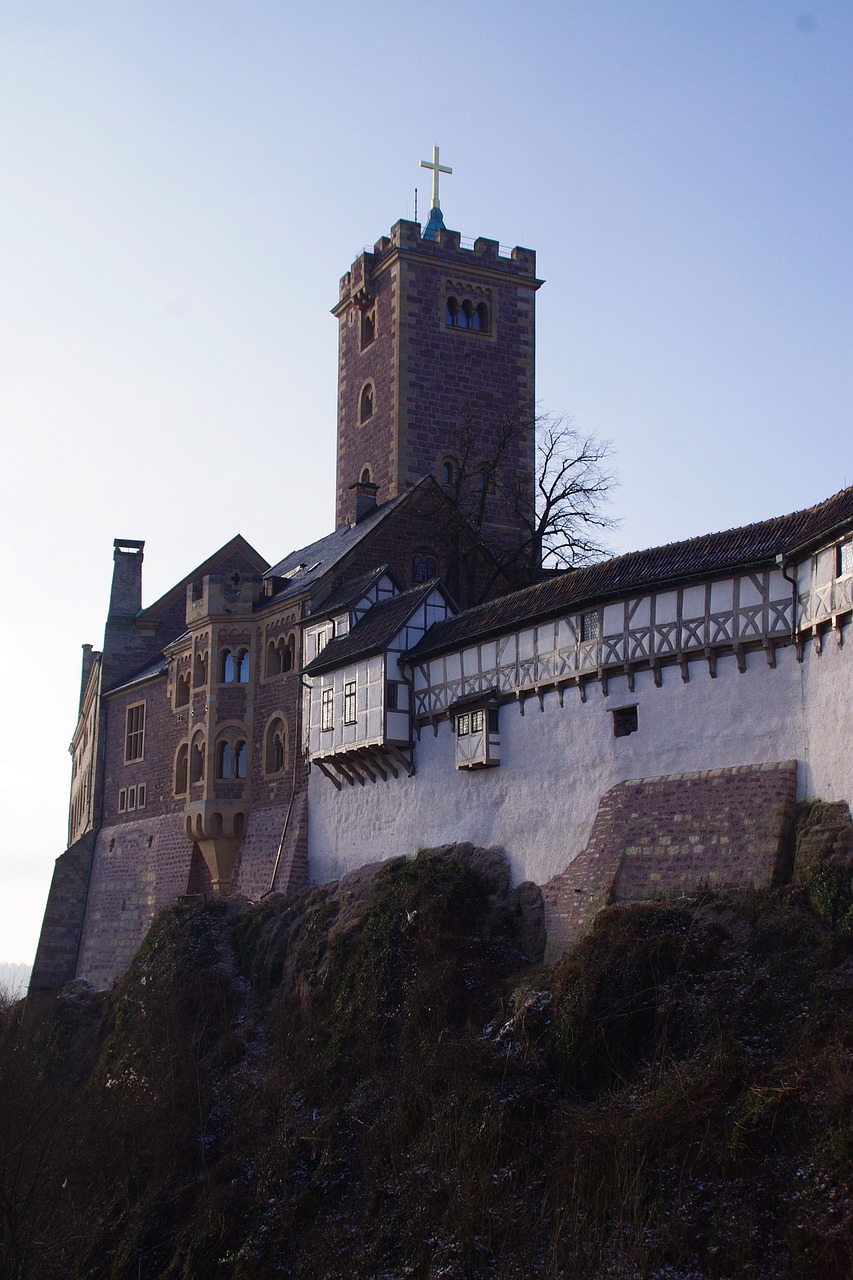 Wartburg Pilis, Pilis, Riterio Pilis, Viduramžiai, Vokietija, Orientyras, Žiema, Nemokamos Nuotraukos,  Nemokama Licenzija