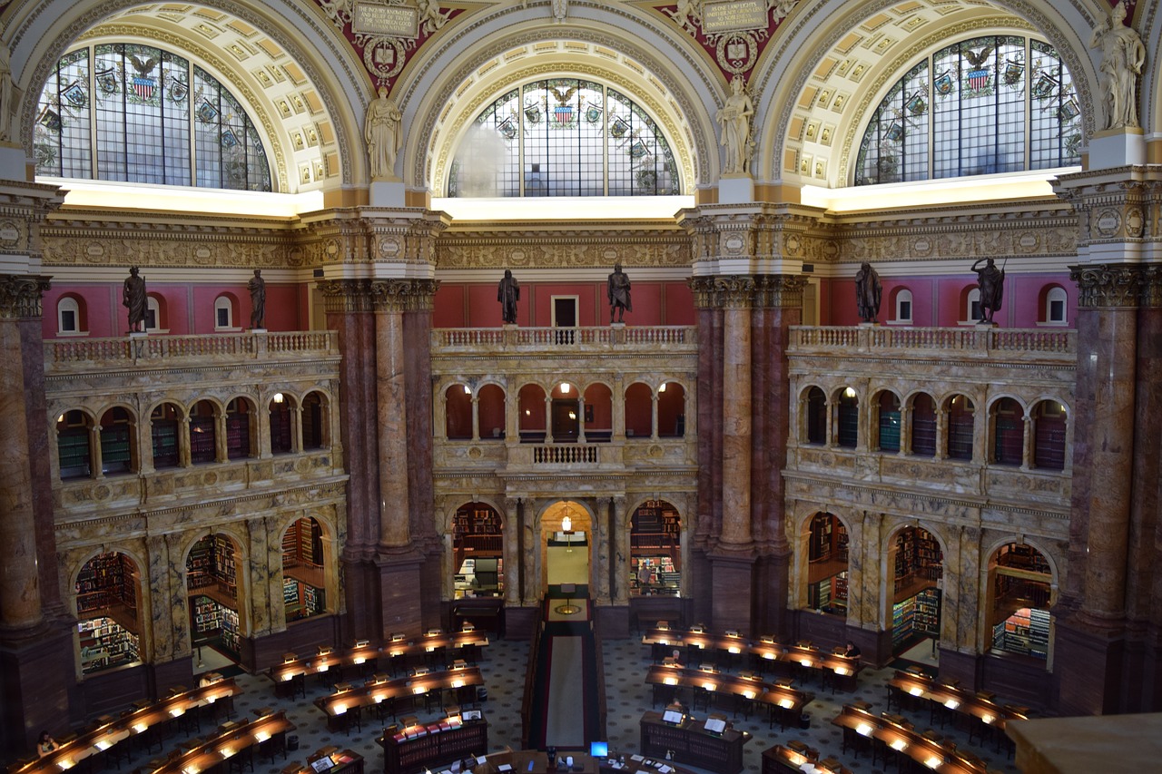 Vašingtonas, Kongreso Biblioteka, Architektūra, Istorinis, Nemokamos Nuotraukos,  Nemokama Licenzija