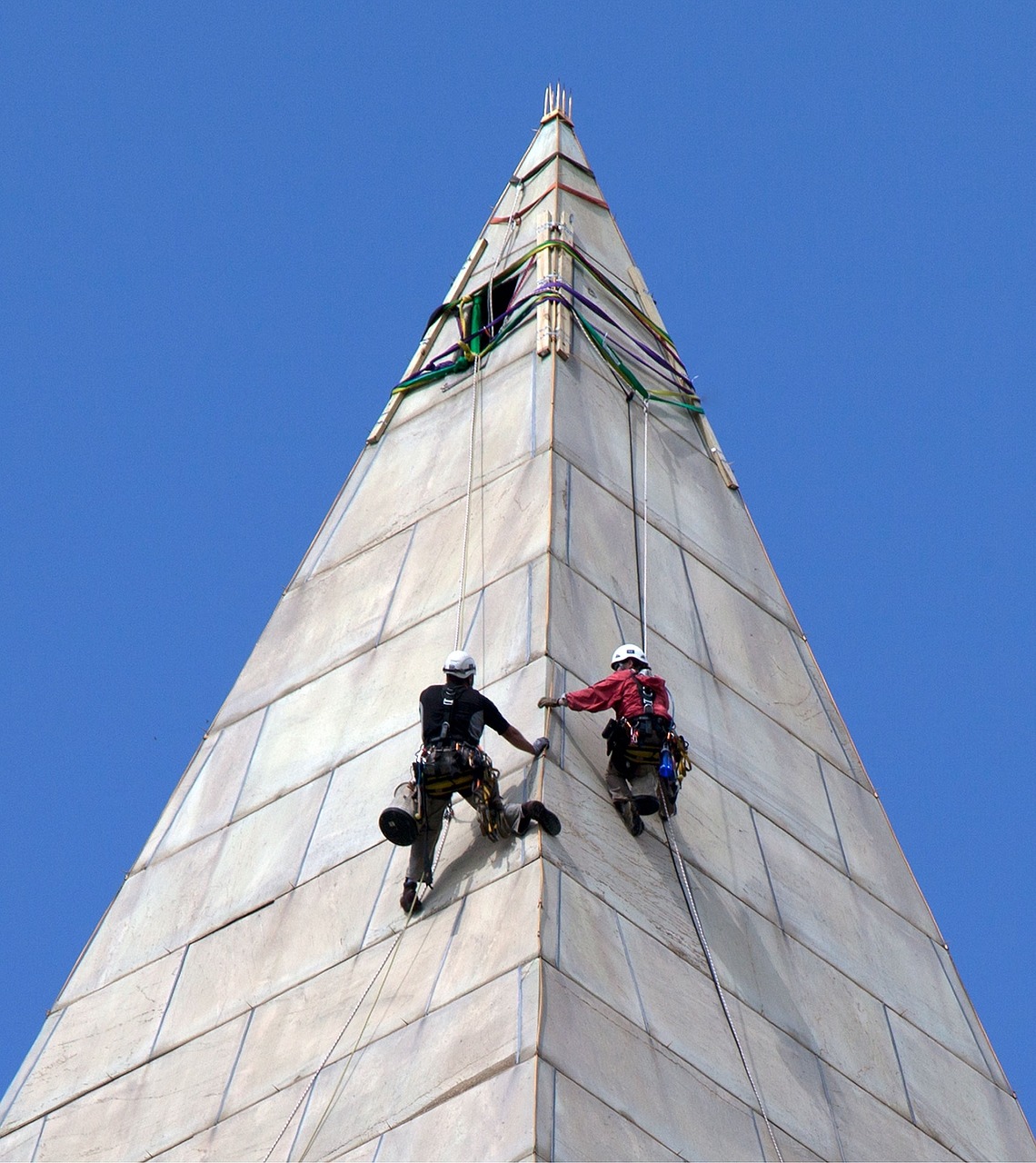 Vašingtono Paminklas, Paminklas, Istorinis, Darbuotojai, Rappelling, Priežiūra, Vertinimas, Obeliskas, Architektūra, Turistai