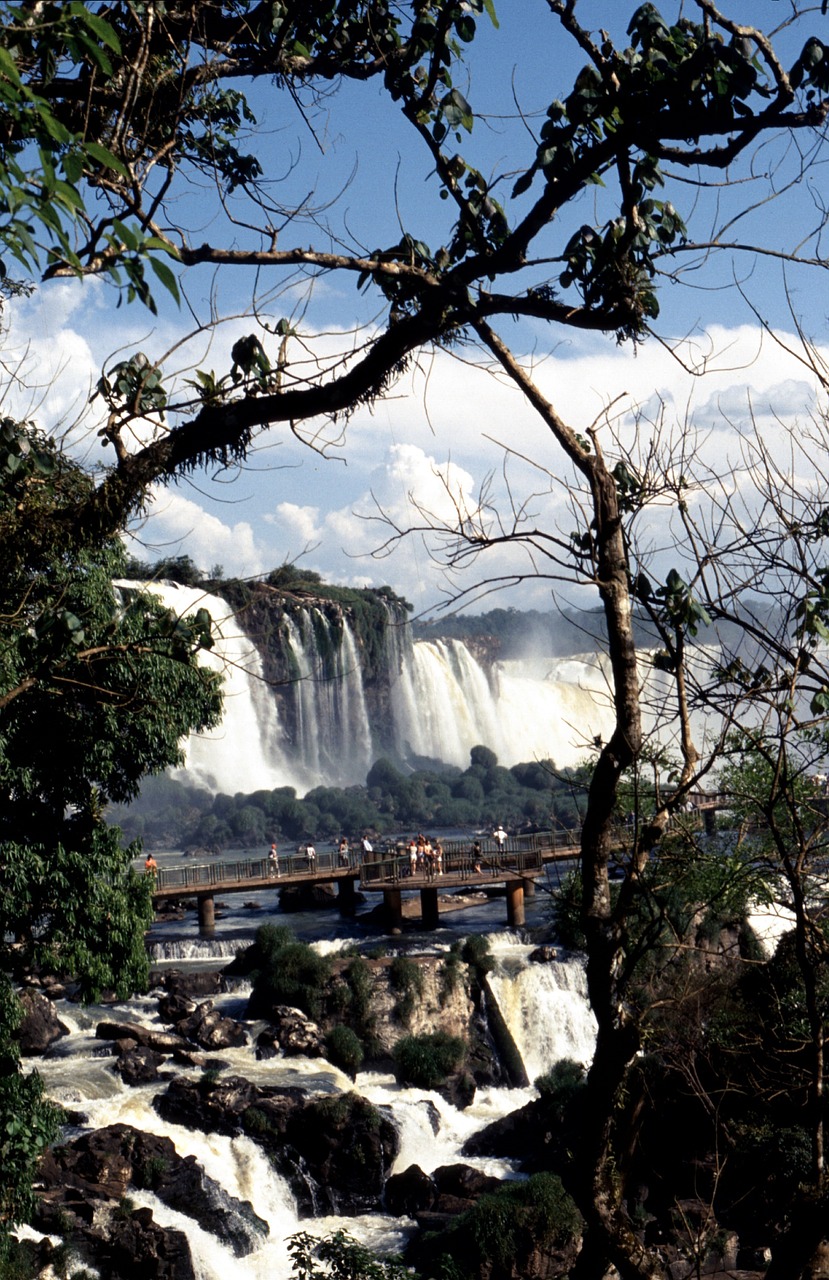Wassrfaelle, Brazilija, Nacionalinis Parkas Iguazú, Krioklys, Upė, Gamta, Iguazú Kriokliai, Įspūdingas, Vandens Siena, Gamtos Jėga