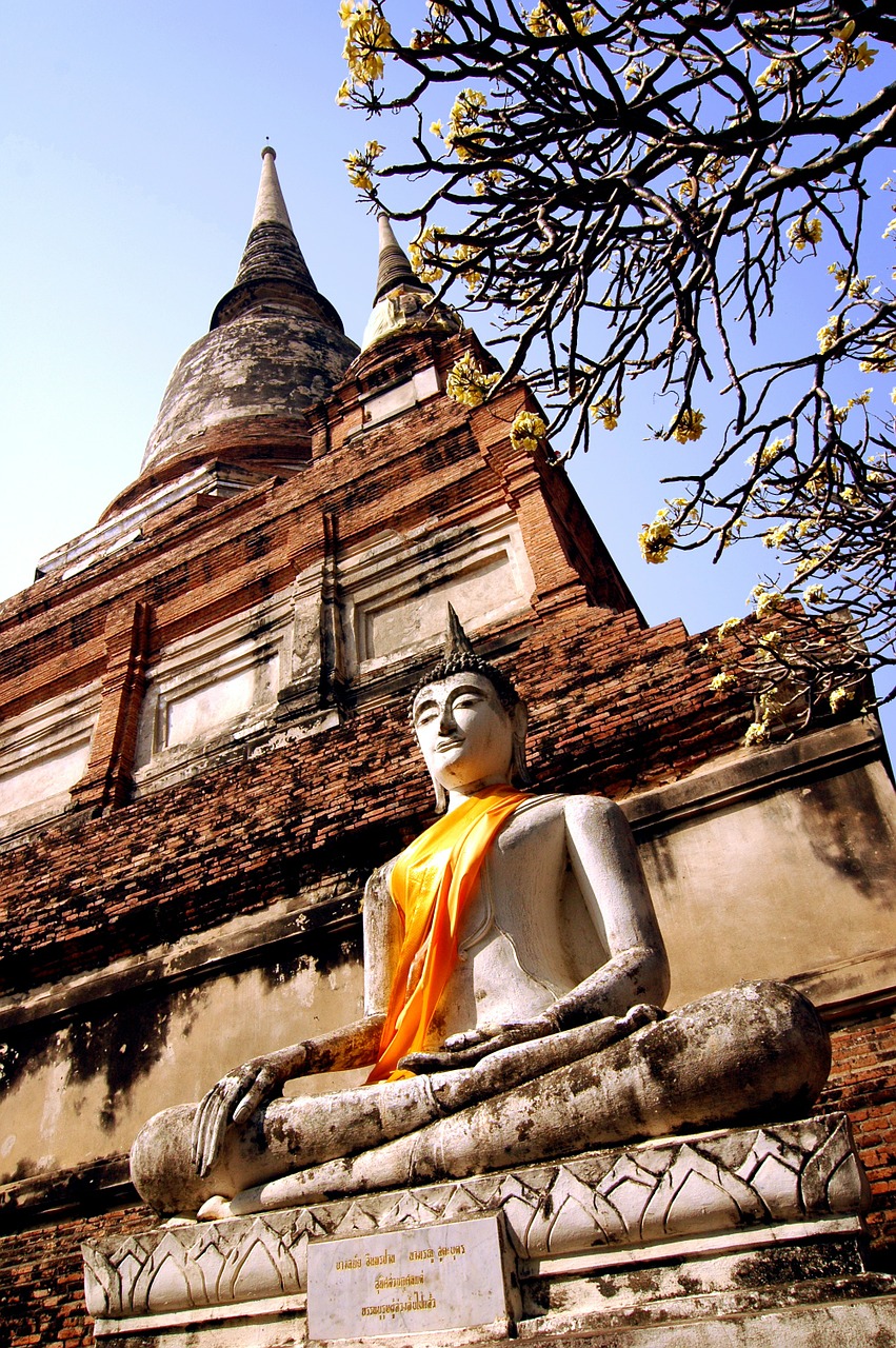 Wat, Tailandas, Buda, Šventykla, Budizmas, Religija, Turizmas, Budistinis, Religinis, Senas