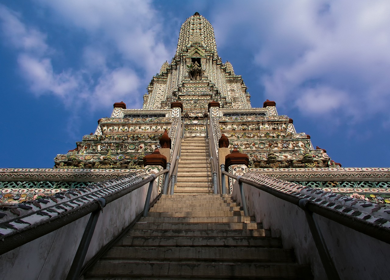 Wat Arun, Tailandas, Bangkokas, Pastatas, Architektūra, Šventykla, Rūmai, Karališkasis Rūmai, Lankytinos Vietos, Kelionė