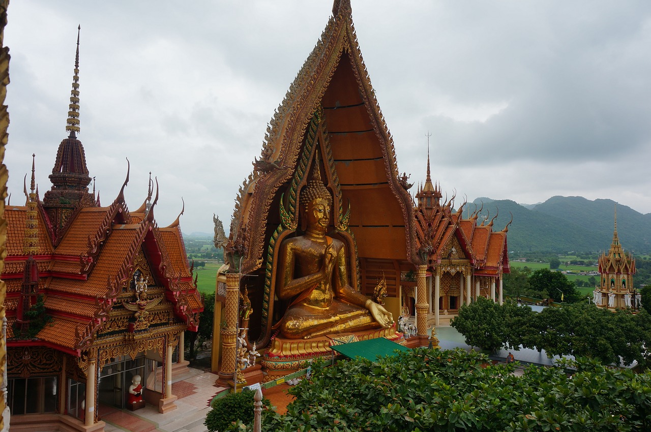 Wat Tham Sua, Tigro Urvo Šventykla, Asija, Banita Kelionė, Banita, Budha, Tailandas, Statula, Šventykla, Buda