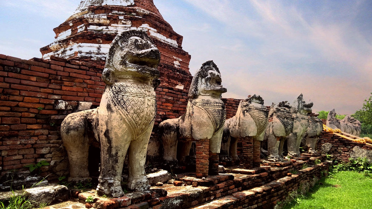 Wat Thammikarat, Ayutthaya, Leo, Nemokamos Nuotraukos,  Nemokama Licenzija