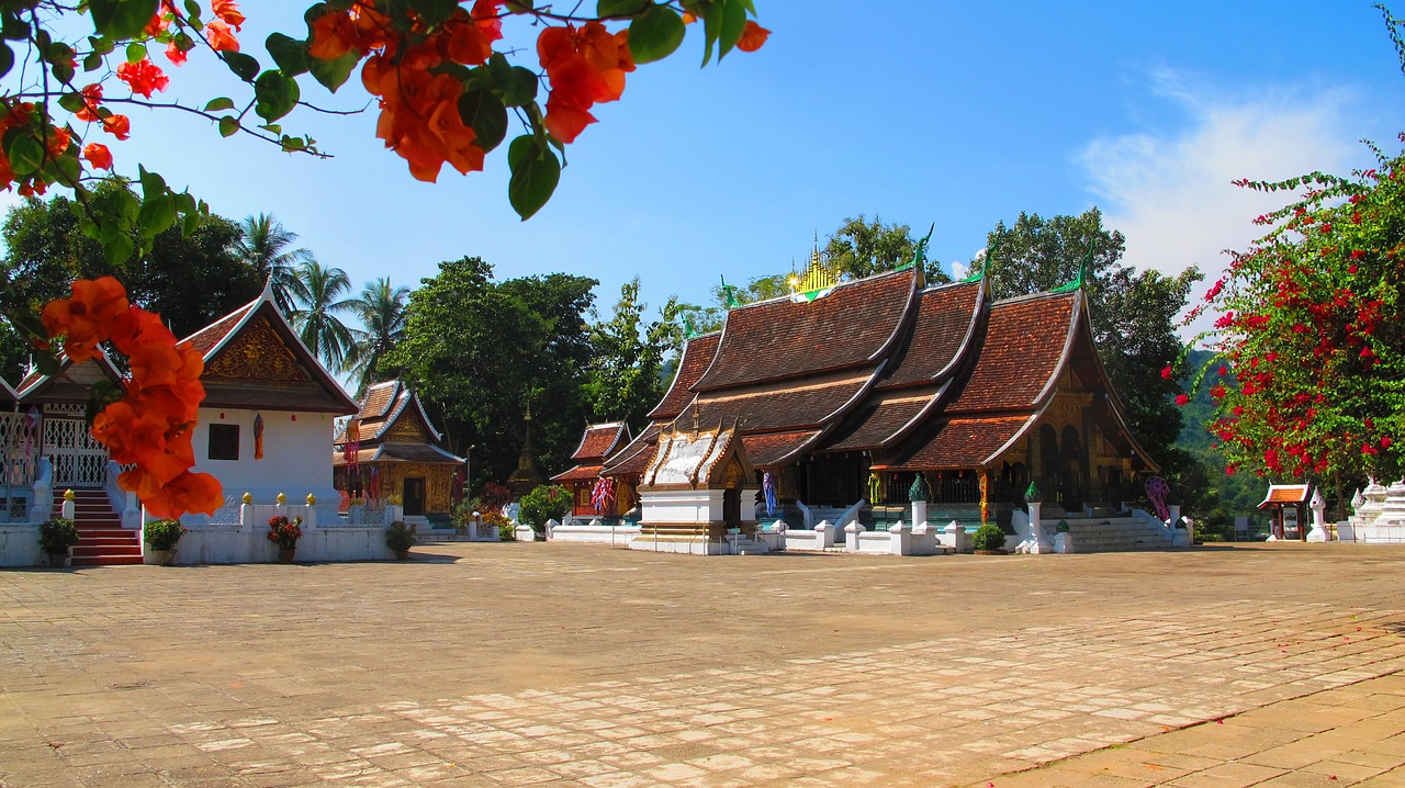 Wat Xieng Diržas, Budizmo Šventykla, Šventykla, Vienuolynas, Wat, Wat Chiang Thong, Luang Prabang, Luang Phrabang, Laosas, Auksinio Miesto Šventykla
