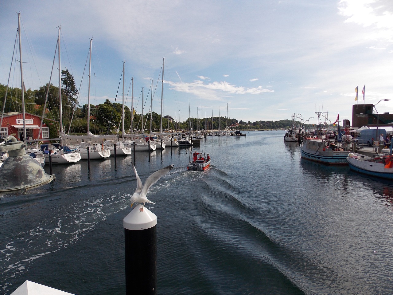 Vanduo, Jūra, Uostas, Eckernförde, Ežeras, Baltijos Jūra, Kaukolės, Burlaiviai, Laivai, Regėjimas