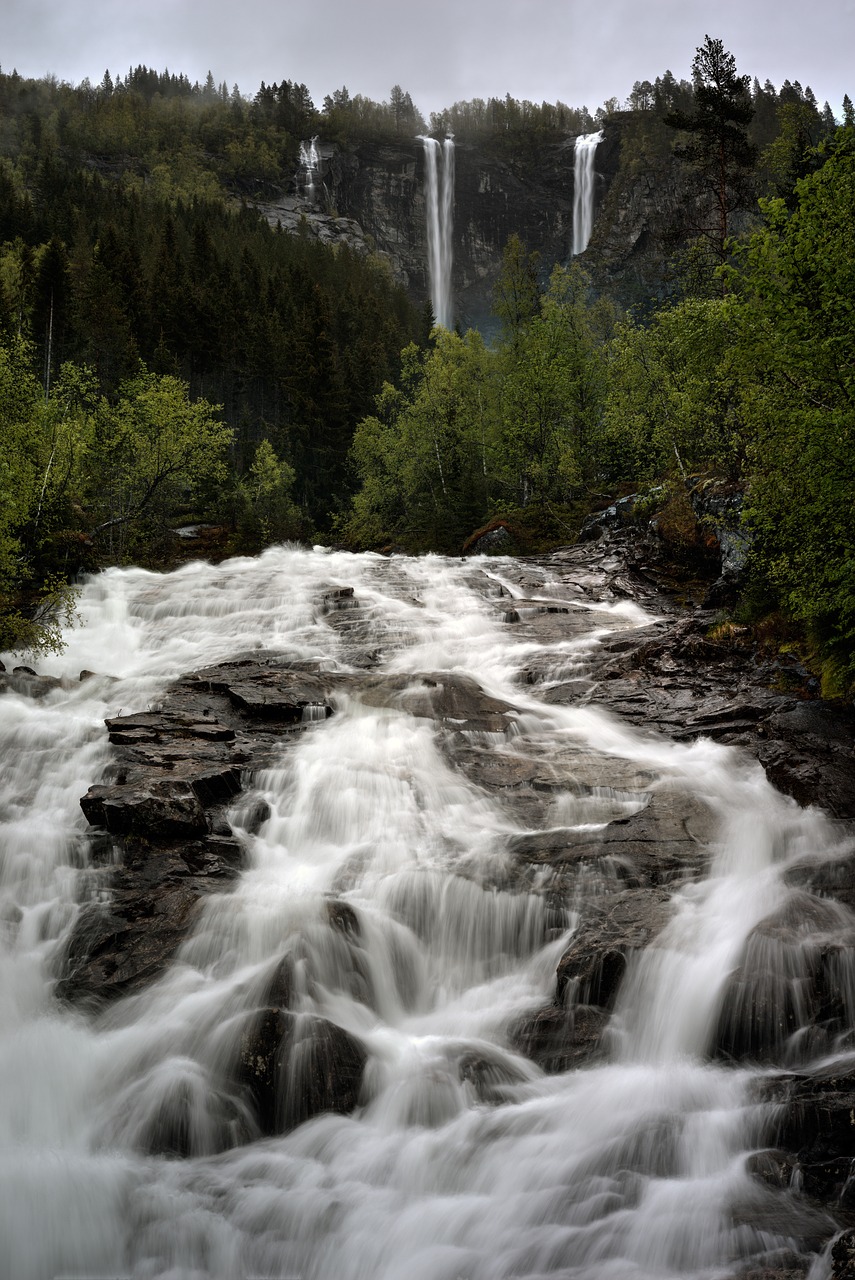 Vanduo, Krioklys, Upė, Dykuma, Geisdalsfossen, Jostedal, Norvegija, Nemokamos Nuotraukos,  Nemokama Licenzija