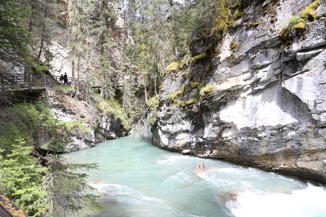 Vanduo, Gamta, Upė, Banff, Žygis, Kalnas, Nemokamos Nuotraukos,  Nemokama Licenzija