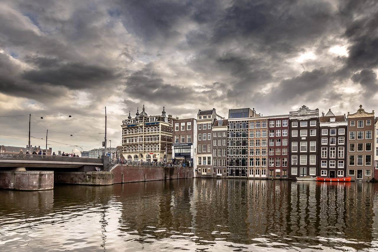 Vanduo,  Miestas,  Upė,  Architektūra,  Panoraminis,  Amsterdamas,  Nyderlandai,  Kelionė,  Orientyras,  Miesto Panorama