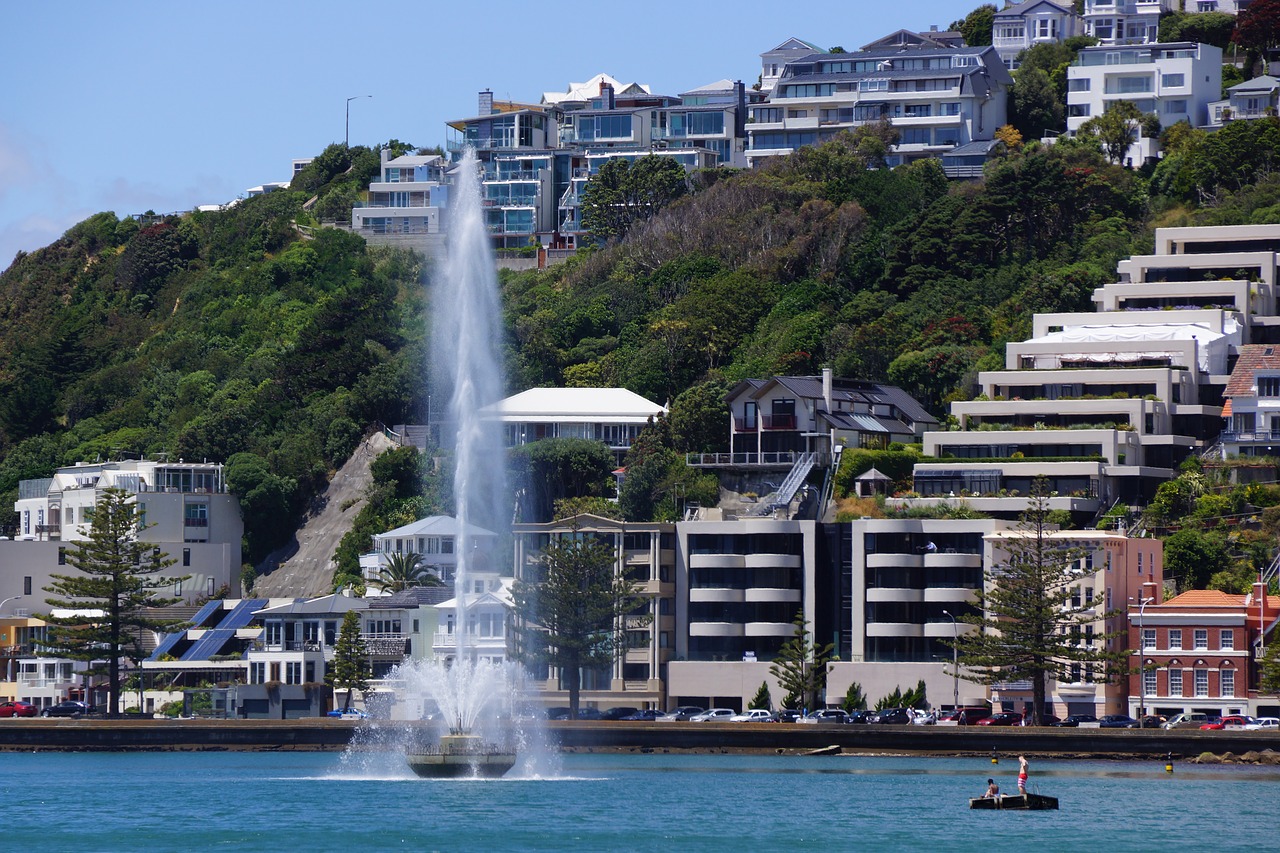 Vandens,  Kelionė,  Miestas,  Architektūra,  Miestovaizdis,  Wellington,  Naujoji Zelandija,  Waterfront,  Uostas,  Turizmas