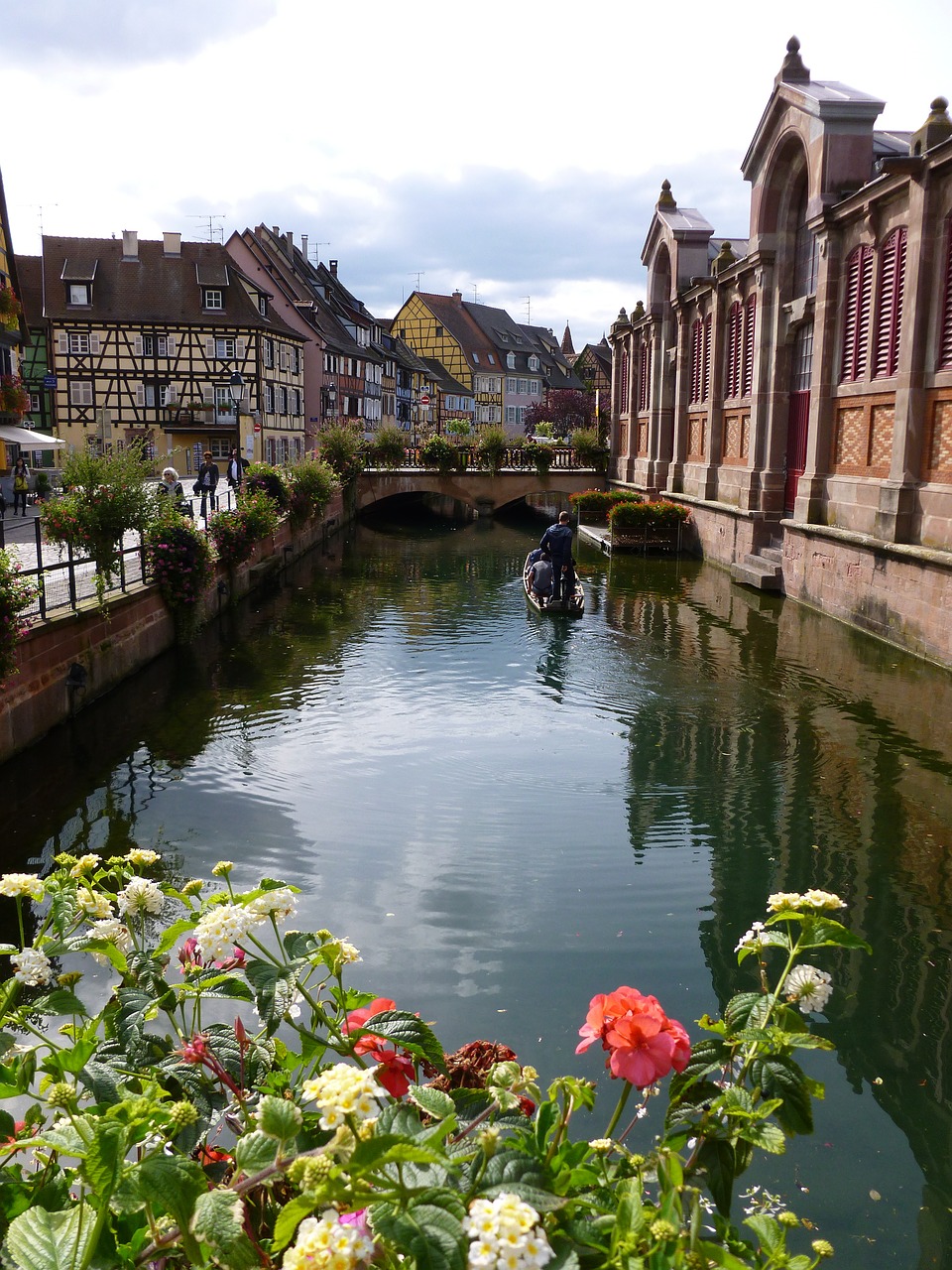 Vanduo, Alsace, Colmar, Gėlės, Miestas, Kanalas, Nemokamos Nuotraukos,  Nemokama Licenzija