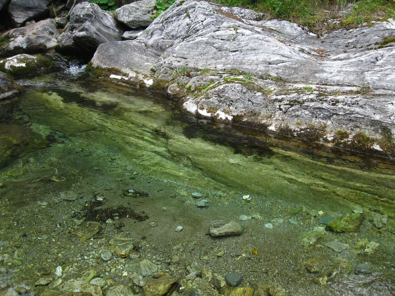 Vanduo, Torrent, Kalnas, Upė, Akmuo, Rokas, Atspindys, Žalias, Srautas, Miškas