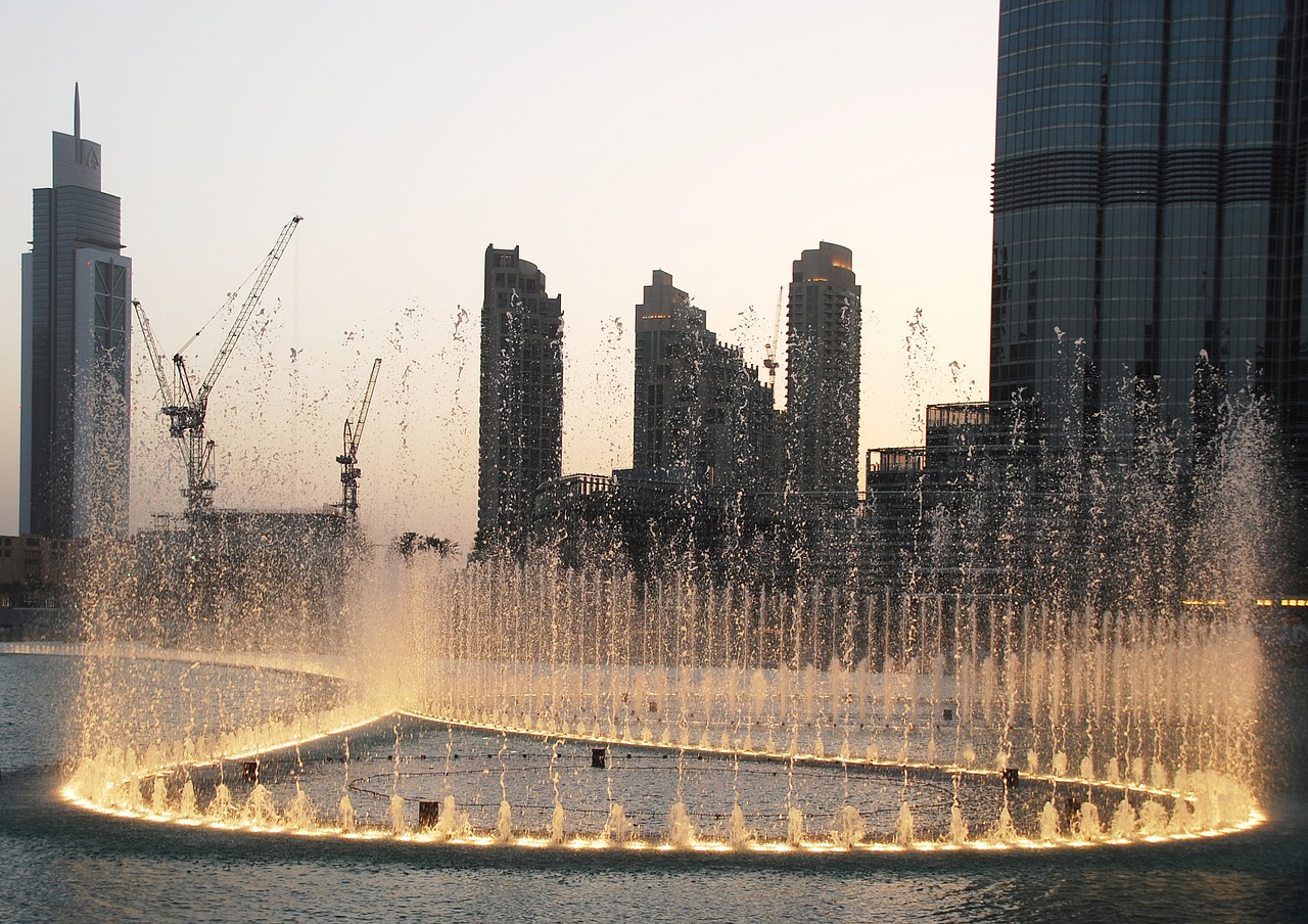 Vandens Žaidimai, Dubai, Dubai Fontanas, Nemokamos Nuotraukos,  Nemokama Licenzija