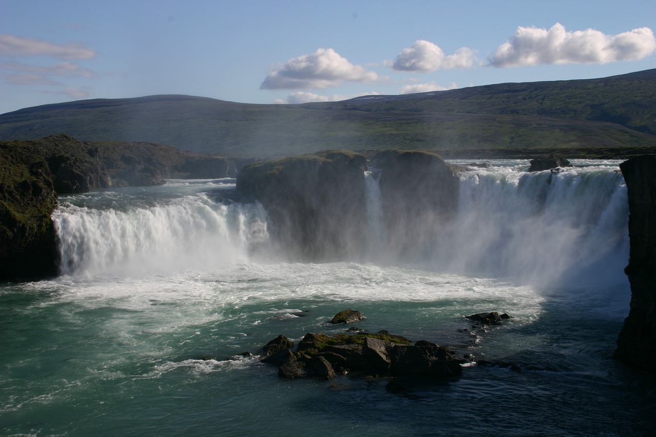 Krioklys, Vanduo, Vaizdingas, Rokas, Lauke, Kelionė, Kraštovaizdis, Kritimo, Iceland, Nemokamos Nuotraukos