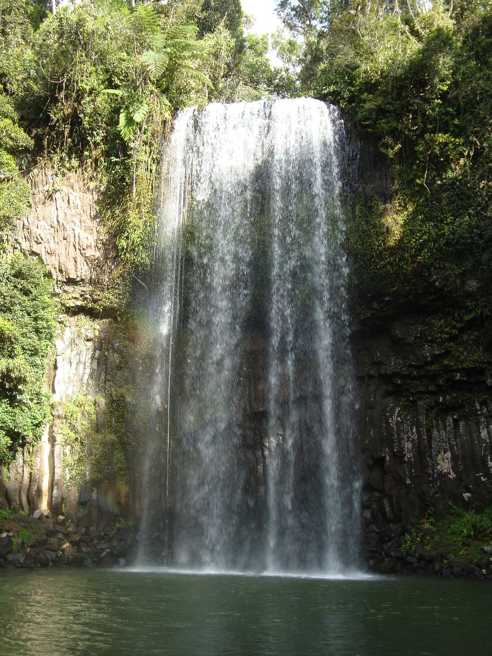 Krioklys, Milla Milla Falls, Australia, Kritimas, Srautas, Aplinka, Kraštovaizdis, Gamta, Vanduo, Peizažas