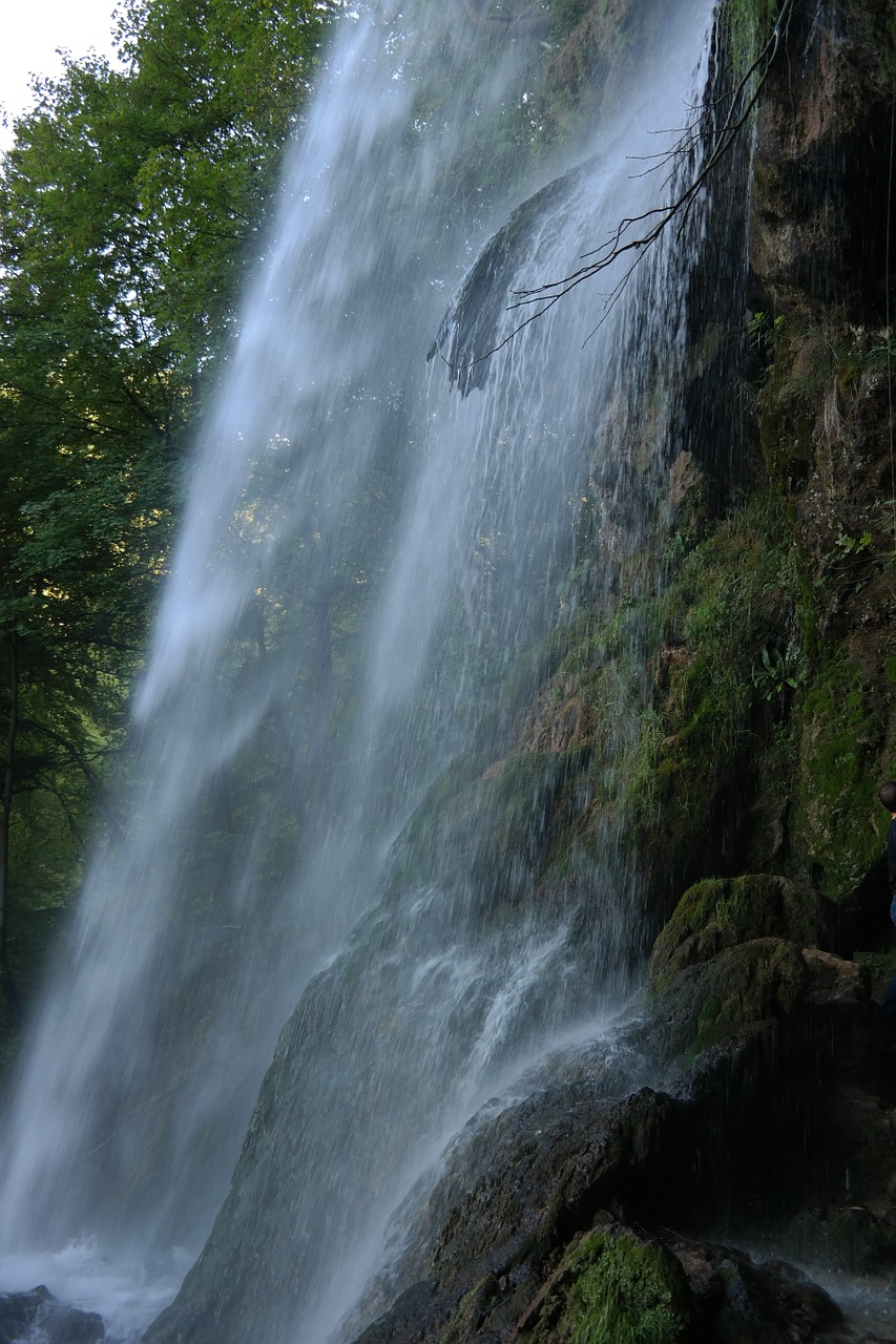 Krioklys, Uracho Krioklys, Vandens Šluostė, Vanduo, Swabian Alb, Urach, Dulksna, Mistinis, Lankytinos Vietos, Turistų Atrakcijos