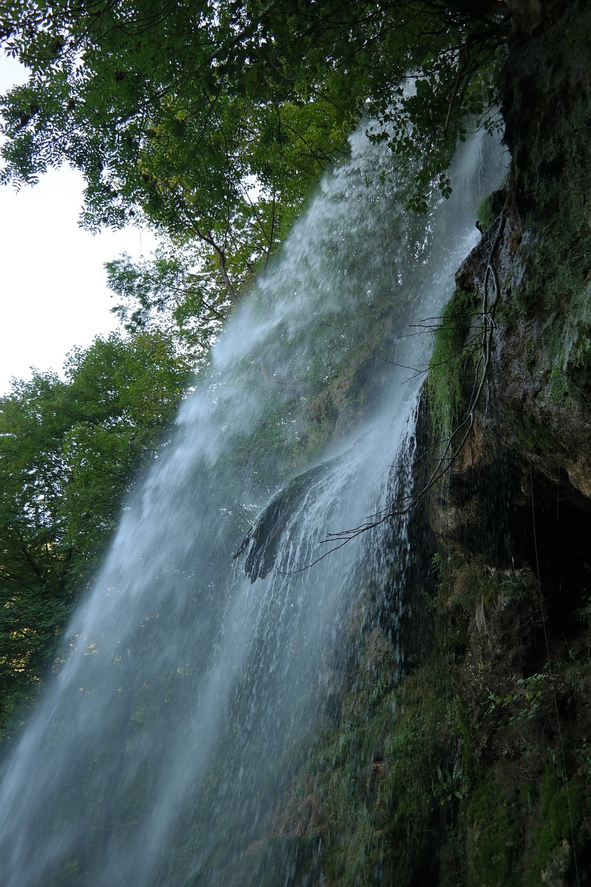 Krioklys, Uracho Krioklys, Vandens Šluostė, Vanduo, Swabian Alb, Urach, Dulksna, Mistinis, Lankytinos Vietos, Turistų Atrakcijos