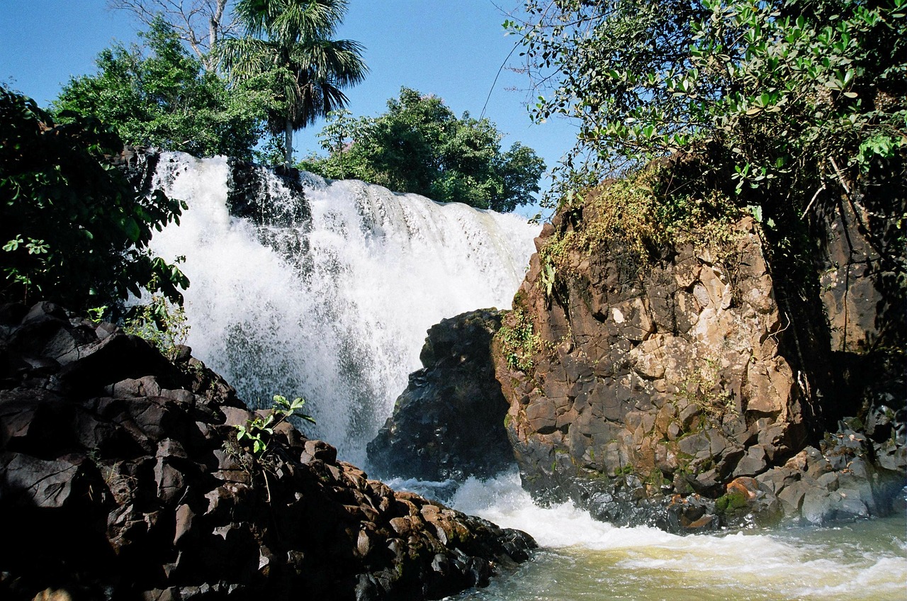 Krioklys, Kokoso Medžiai, Tangará Da Serra, Gamta, Nemokamos Nuotraukos,  Nemokama Licenzija