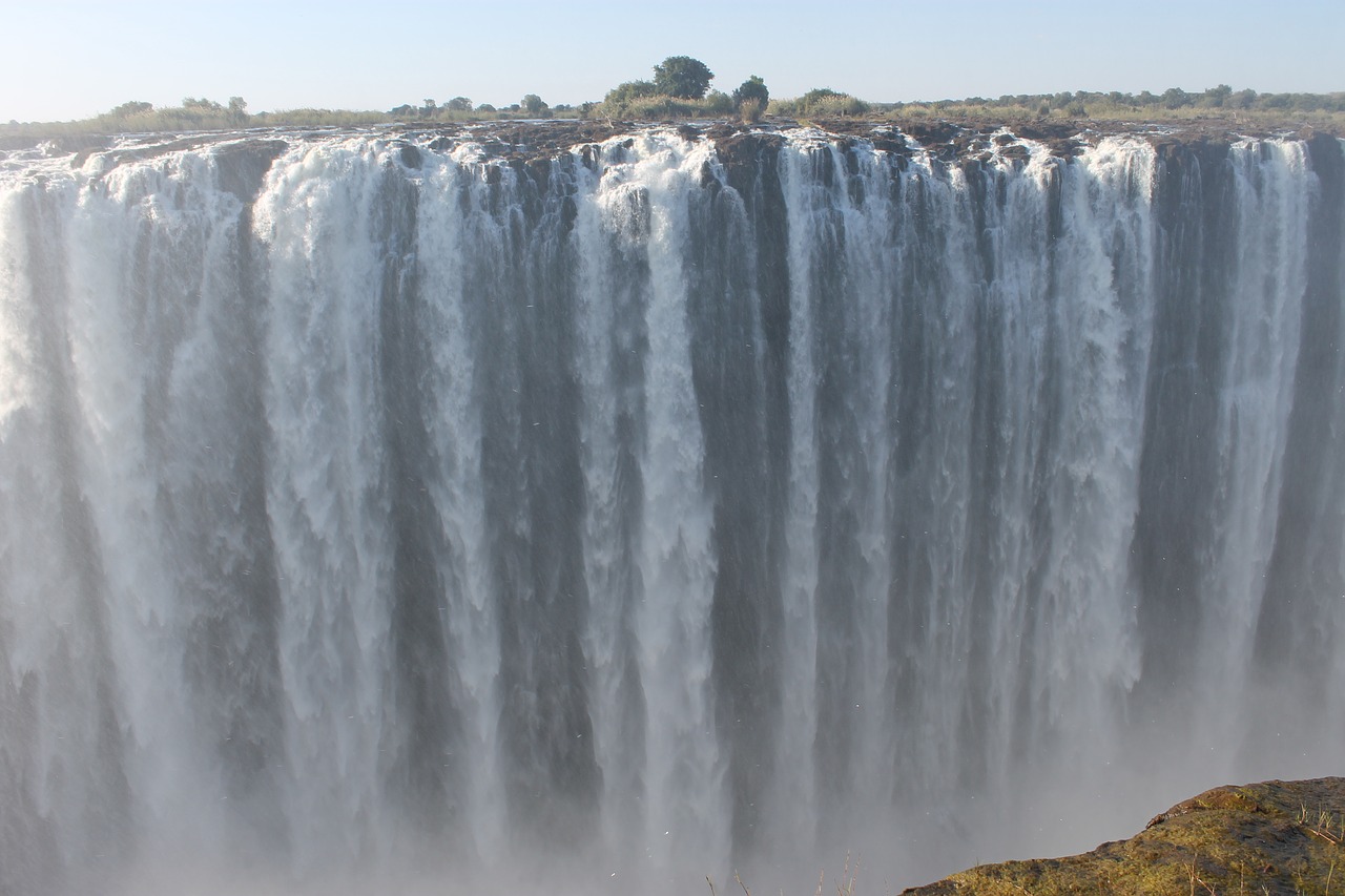 Krioklys, Viktorijos Krioklys, Afrika, Zimbabvė, Nemokamos Nuotraukos,  Nemokama Licenzija