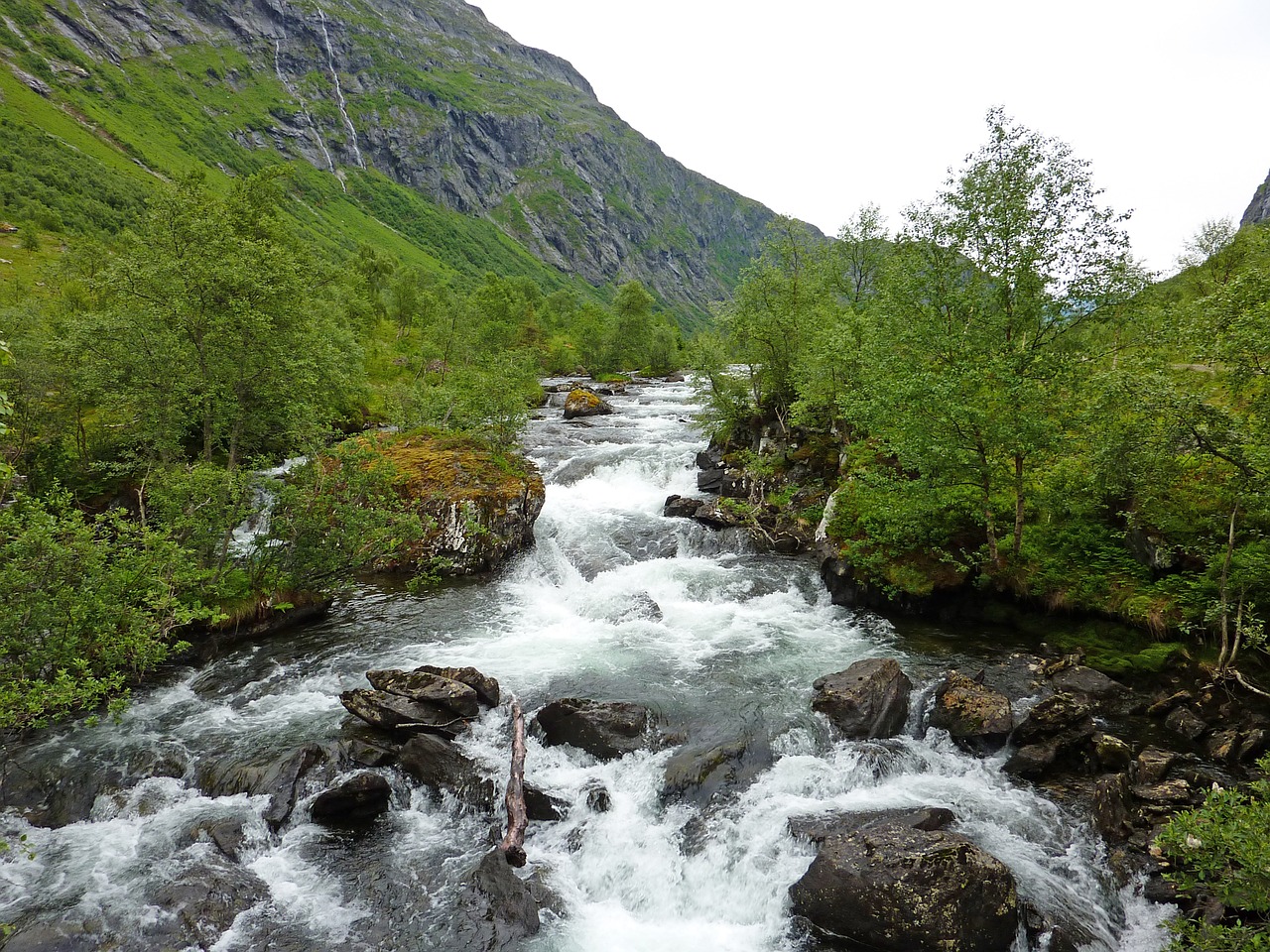 Krioklys, Norvegija, Fjordas, Nemokamos Nuotraukos,  Nemokama Licenzija