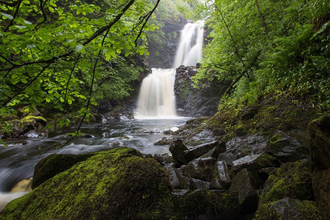 Krioklys, Isle Of Skye, Skye, Škotija, Gamta, Idiliškas, Atmosfera, Kraštovaizdis, Vanduo, Aukštumų Ir Salų