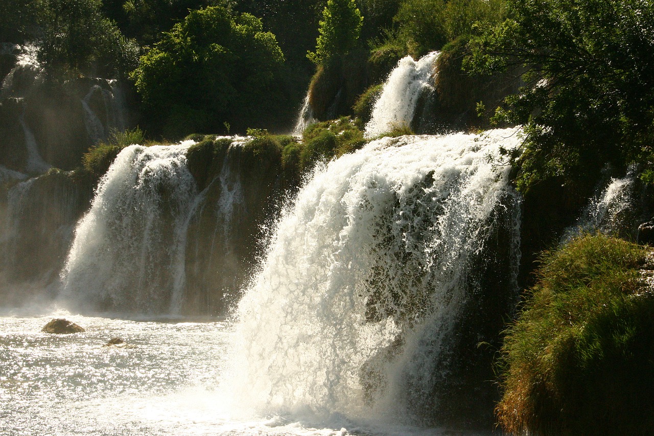 Kriokliai, Slenksčiai, Krk Sala, Saulė, Gamta, Vanduo, Aišku, Srautas, Kroatija, Atostogos