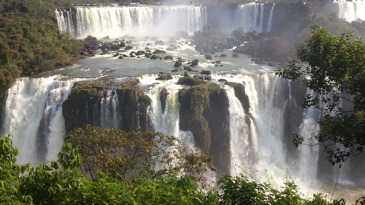 Kriokliai, Kritimas, Katarakta, Vanduo, Gamta, Foz, Iguaçu, Kraštovaizdis, Turizmas, Nemokamos Nuotraukos