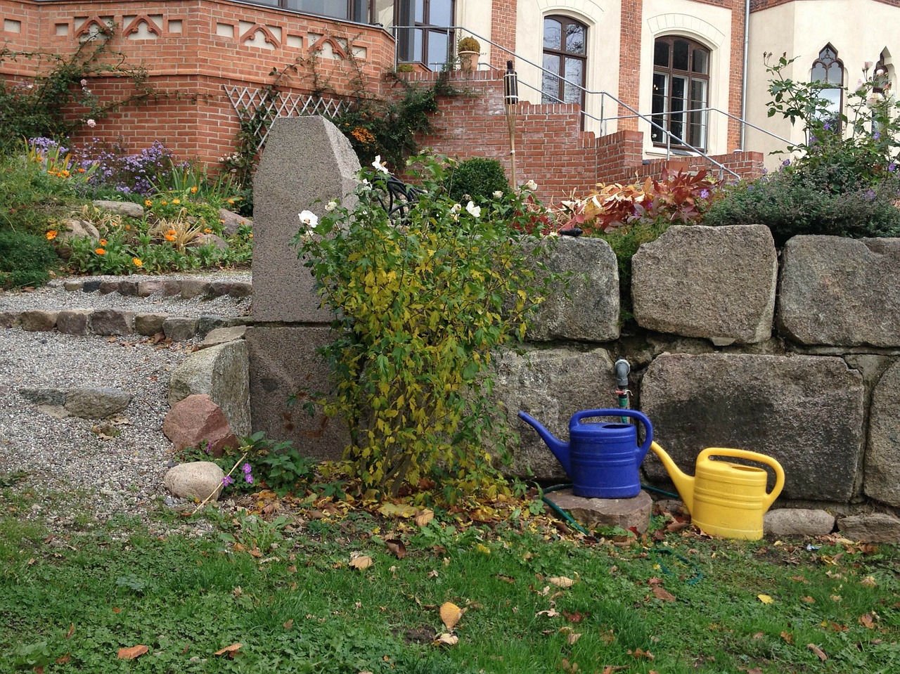 Laistytuvas, Sodas, Akmeninė Siena, Schlossgarten, Nemokamos Nuotraukos,  Nemokama Licenzija