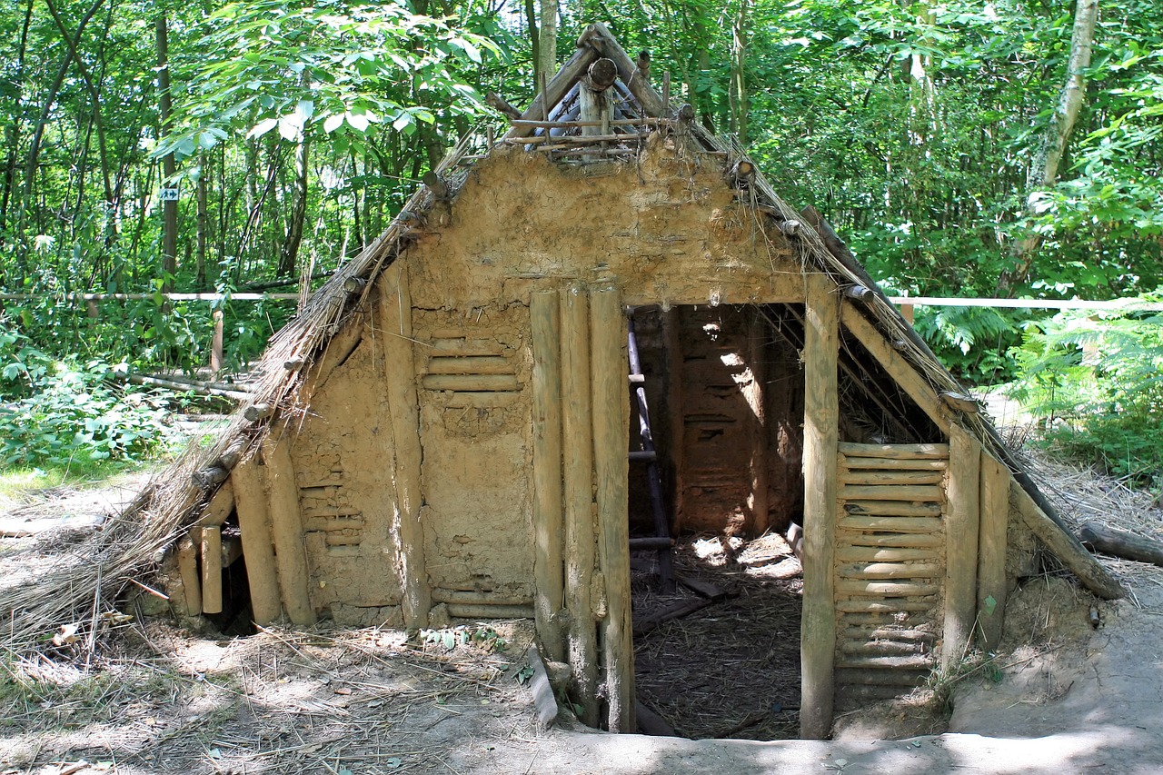 Vilnos Ir Daubas, Pastatytas, Bungalow, Kajutė, Chalet, Statyba, Namelis, Šalis, Kaimas, Daub