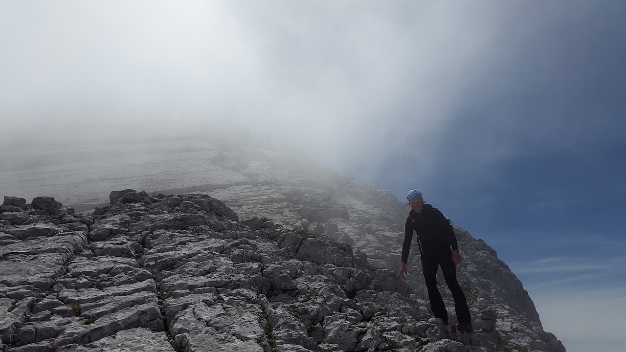 Watzmann,  Alpinizmas,  Lipti,  Žygiai,  Keliautojas,  Rokas,  Berchtesgadener Žemės,  Alpių,  Kalnai,  Berchtesgaden Alps