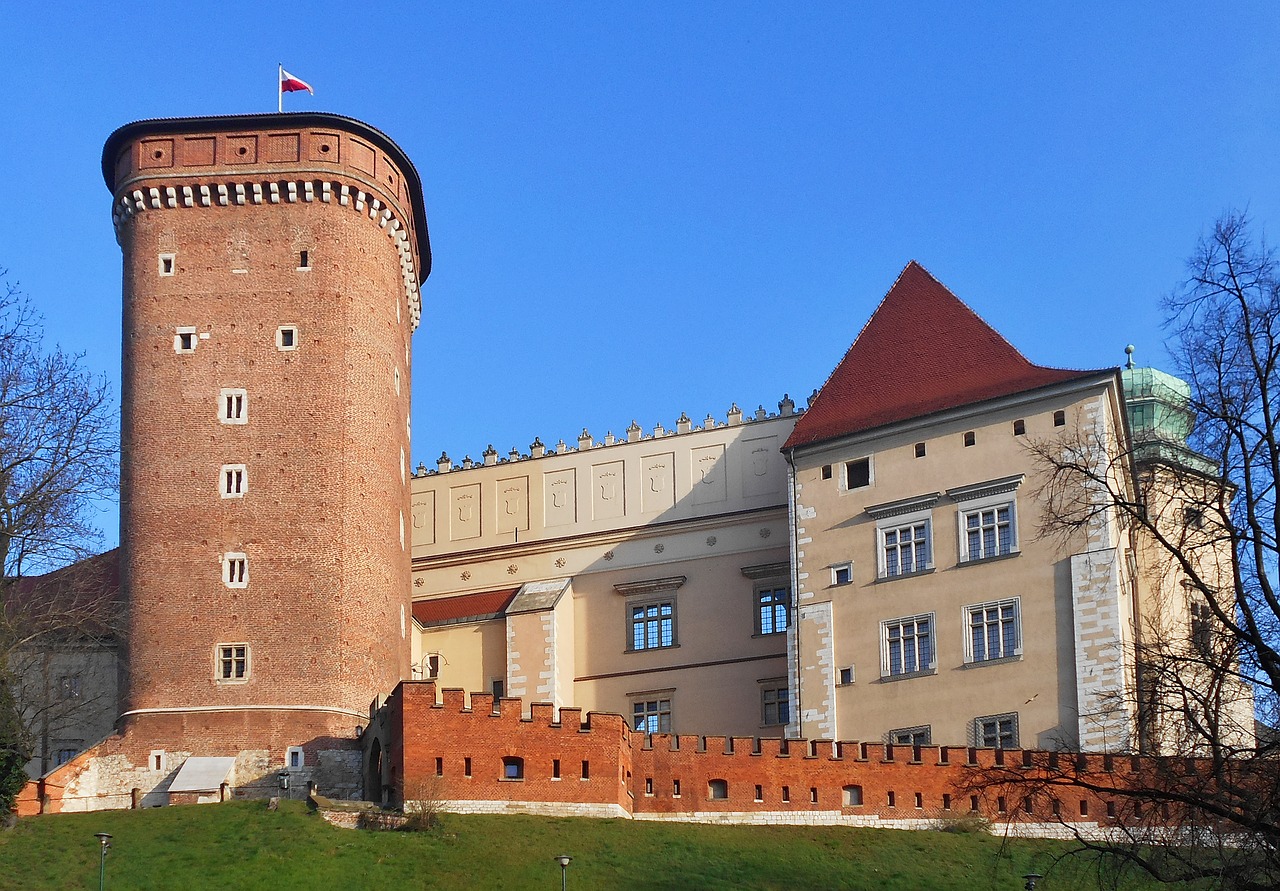 Wawel, Pilis, Kraków, Fortas, Lenkija, Paminklas, Architektūra, Muziejus, Bokštas, Pastatas