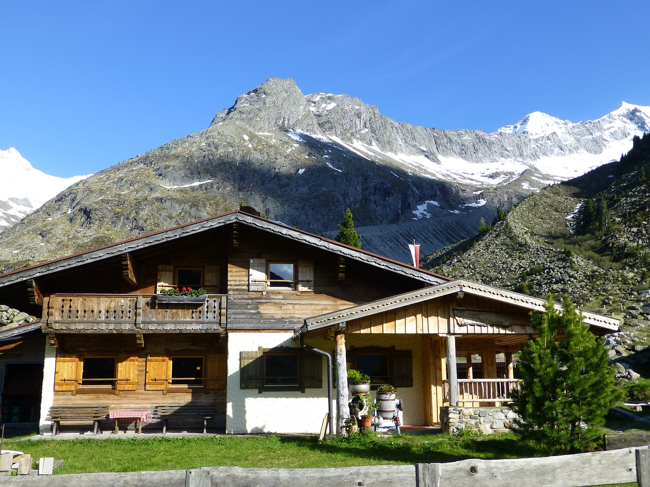 Waxegg Alm,  Alm,  Zemmgrund,  Tyrol,  Zillertal,  Kalnai,  Austria,  Alpių,  Gamta,  Kraštovaizdis