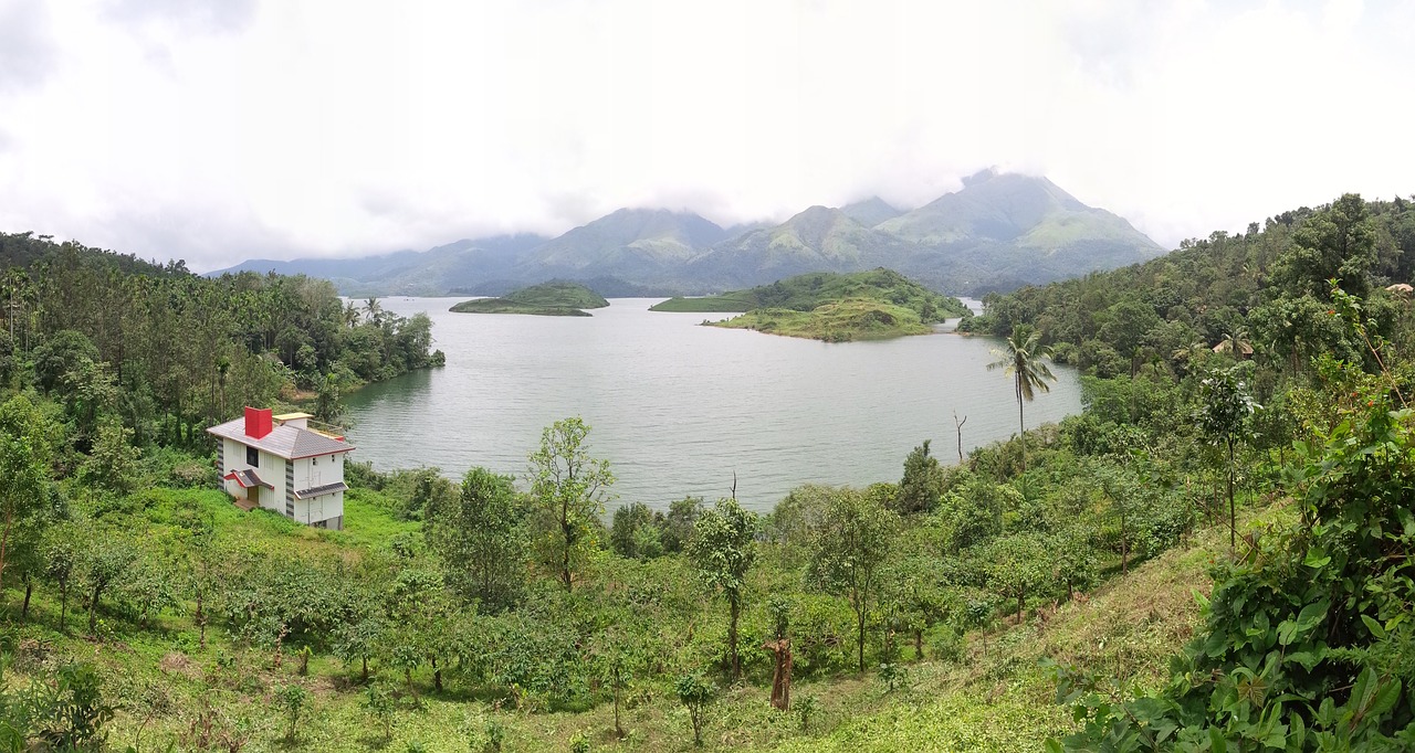 Wayanad,  Žalias,  Kerala,  Kraštovaizdis,  Lauke,  Užtvanka,  Vandens,  Rezervuaras,  Panorama, Nemokamos Nuotraukos