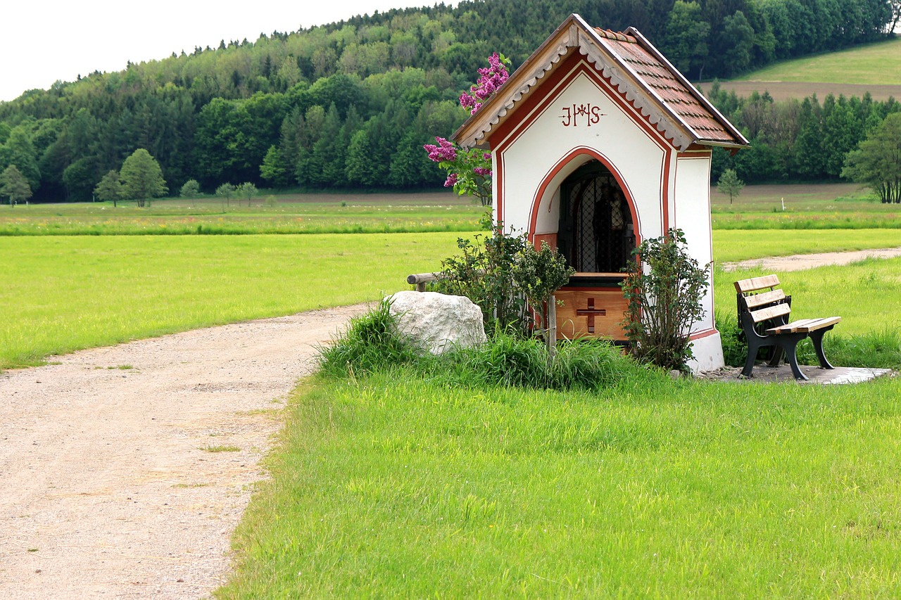 Kelio Koplyčia, Koplyčia, Maldos Namai, Gamta, Toli, Krikščionybė, Globėjas, Religija, Tikėk, Nemokamos Nuotraukos