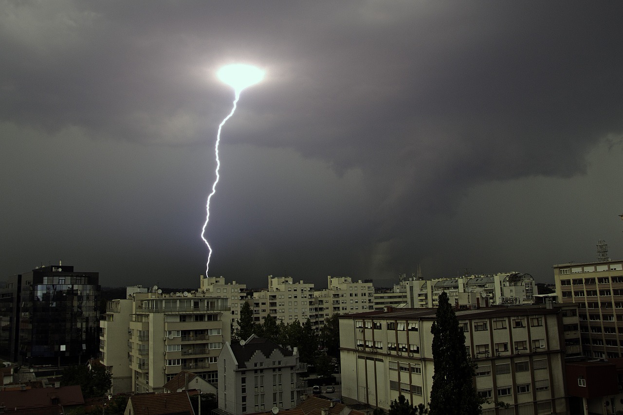 Oras, Griauna, Dangus, Gamta, Griauna, Žaibo Audra, Blykstė, Meteorologija, Elektra, Audra