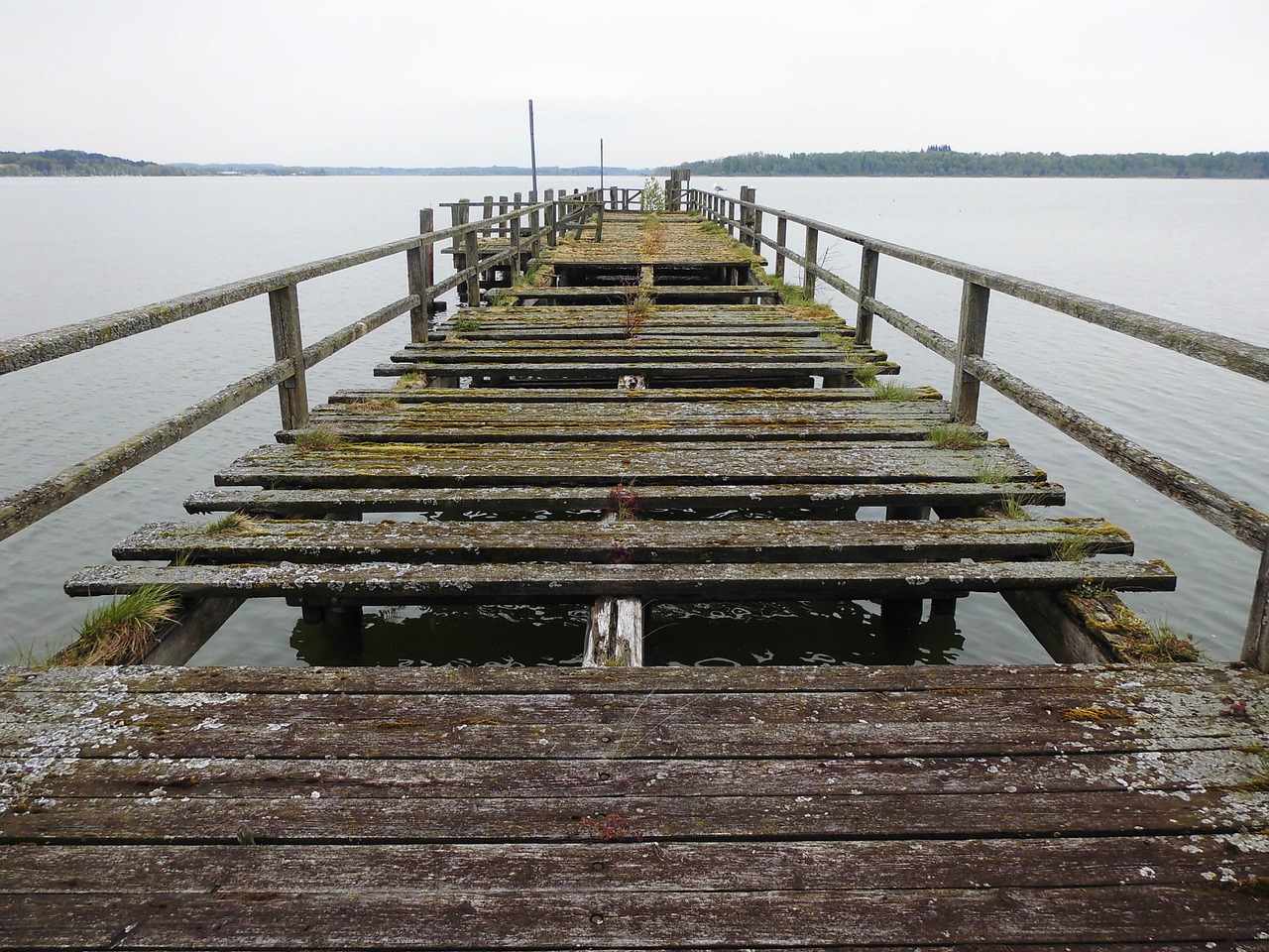 Internetas, Toli, Chiemsee, Medinės Lentos, Tiltas, Gamta, Medinis Tiltas, Medinis Takas, Perėjimas, Lentynas