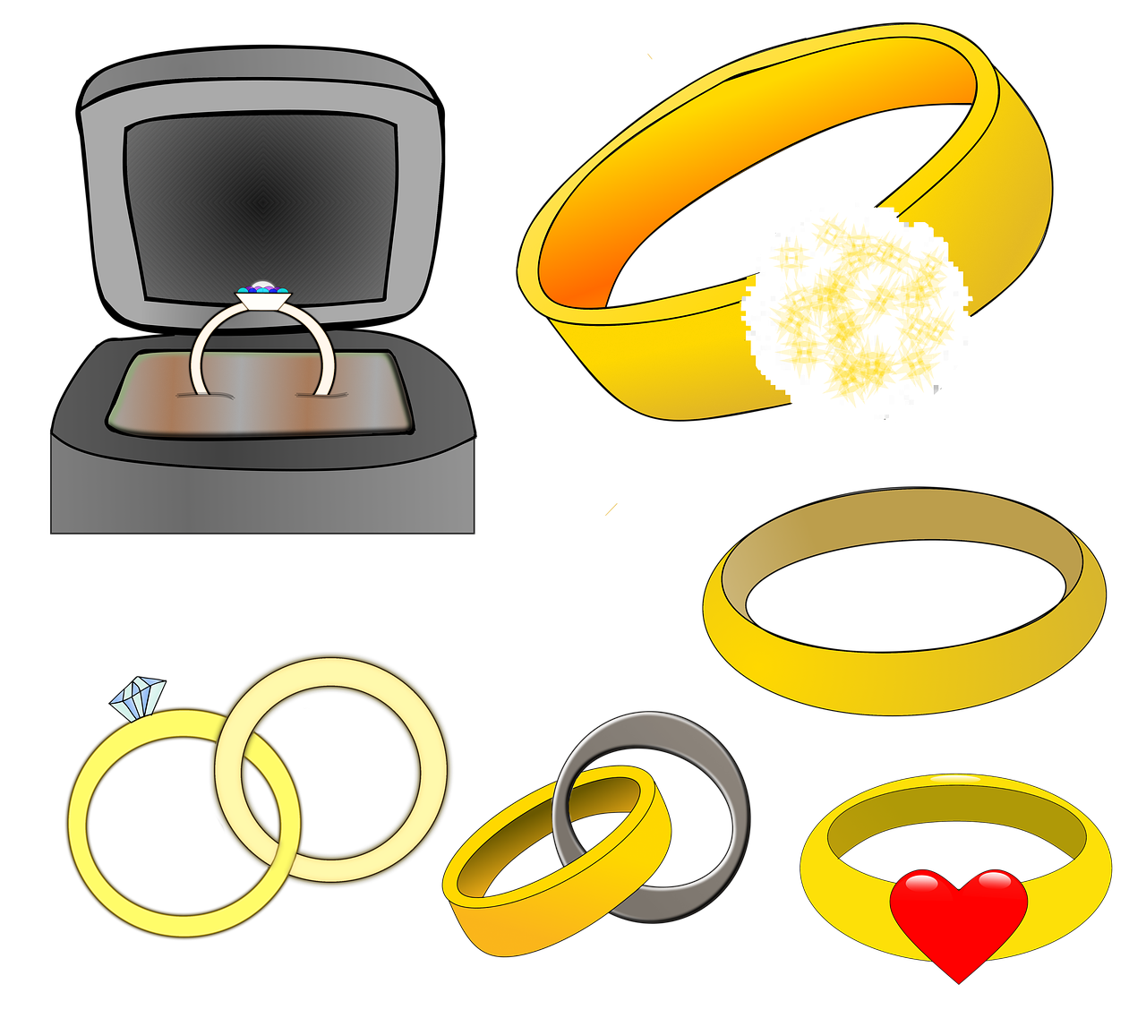 Vestuviniai Žiediniai Sužadėtuvių Žiedai, Įsitraukimas, Vestuvės, Anksčiau, Meilė, Žiedas, Žiedai, Piršto Žiedas, Papuošalai, Sidabras