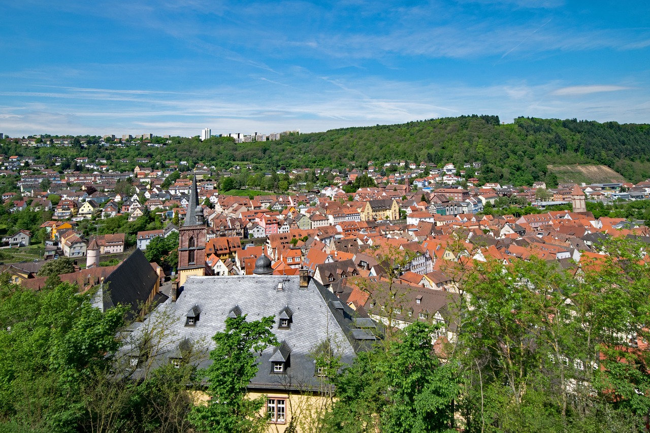 Wertheim, Baden Württemberg, Vokietija, Architektūra, Lankytinos Vietos, Pastatas, Europa, Kraštovaizdis, Kaimas, Miestas