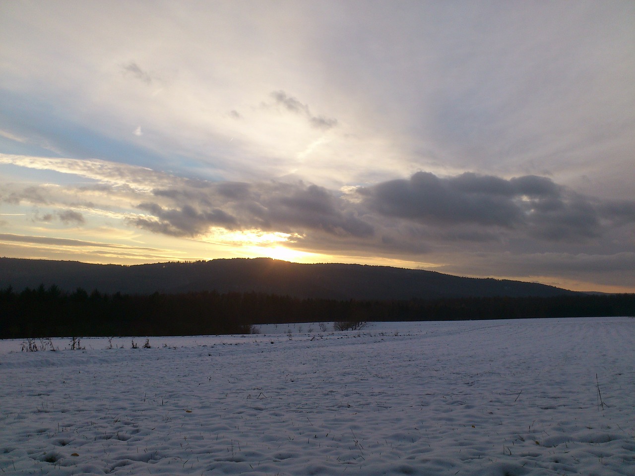 Westerwald, Auskaras, Prinokę, Žiemos Rytas, Žiema, Debesis, Žiemos Saulė, Šaltas, Medžiai, Miškas