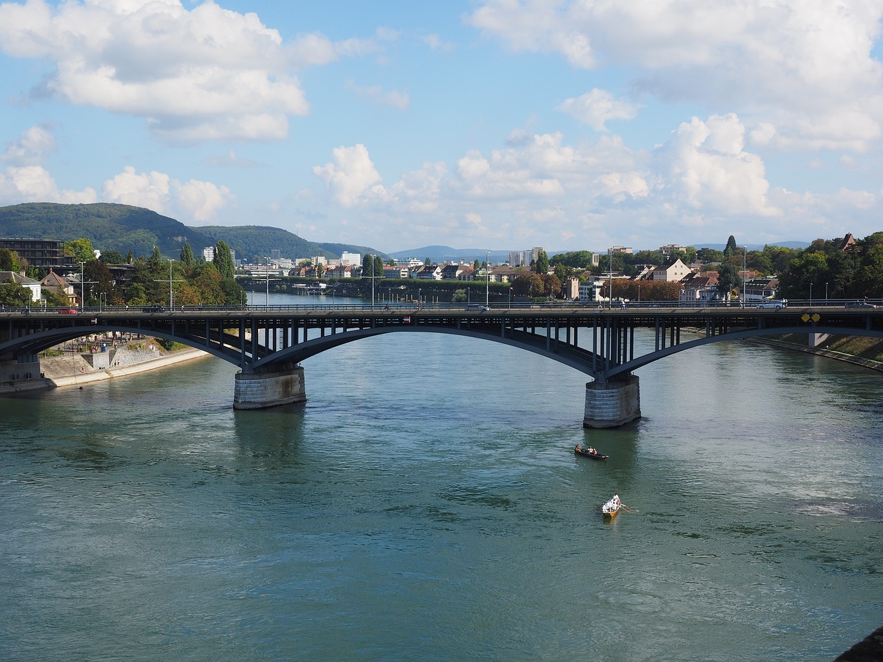 Wettsteinbrücke, Bazel, Tiltas, Upė, Rinas, Nemokamos Nuotraukos,  Nemokama Licenzija